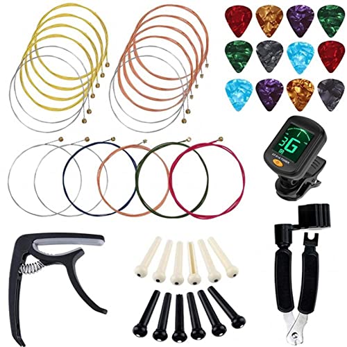 SHANGMAOYO Capodastre Accessoires De Guitare KIT Tuner DE L’INSTRUCTION 3 en 1 Tool De Retenue Picks Capo Strings… - Les Beatles, Paul McCartney, John Lennon, RIngo Starr, George Harrison SHANGMAOYO Capodastre Accessoires De Guitare KIT Tuner DE L'INSTRUCTION 3 en 1 Tool De Retenue Picks Capo Strings… – Image 4