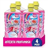Fabuloso Detersivo Pavimenti Freschezza di Rosa 950ml | Detergente Multiuso | 100% Pulizia Istantanea | Profumo per 24 ore | Formula Biodegradabile al 98% | 99% Ingredienti di Origine Naturale