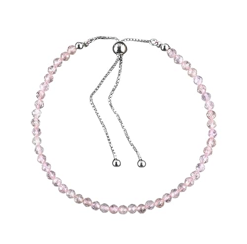 Miniatura 144 de OdrillionGems Natural Yaxaite Gemstones Bolo Bracelet 925 Sterling Silver Faceted Rounds Beads Handmade Minimalist Jewelry Healing Crystals