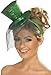 Smiffys Serre-tête sexy avec mini haut de forme, vert, avec voilette détachable