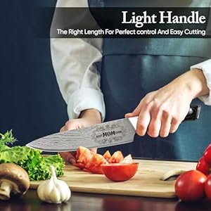 Mothers Day Mom Gift from Daughter Son Kids Mom Birthday Gift 8 inch Kitchen Knife Gift Set for Mom Professional Chefs Knife Christmas Presents for Mom Best Mom