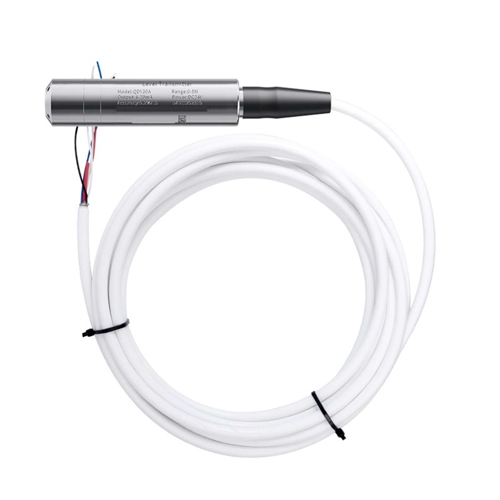 Capteur de niveau 485 Sortie Capteur de niveau de pression d'eau(8m Range 10m Cable)