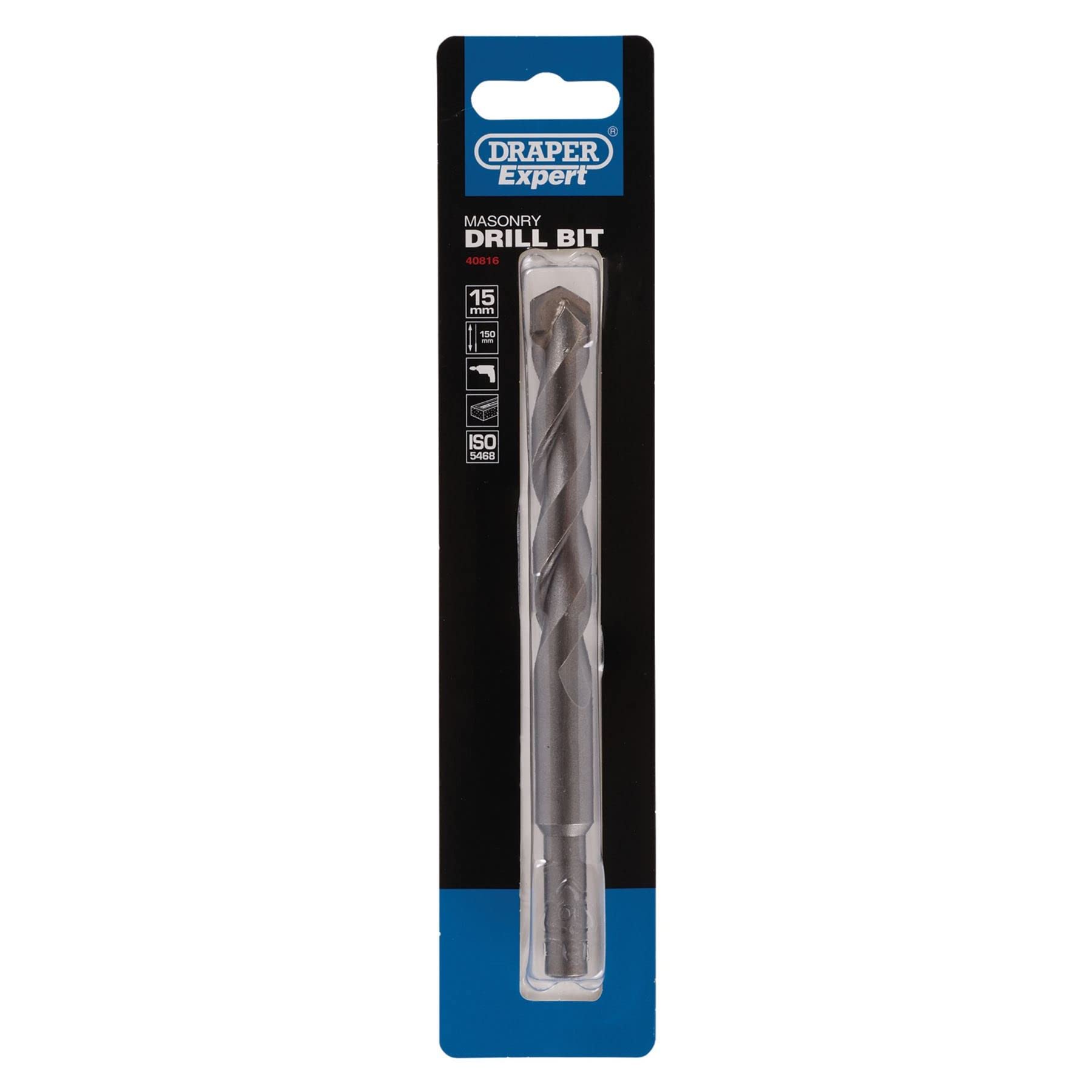 Draper Masonry Drill Bit, 15 X 150Mm