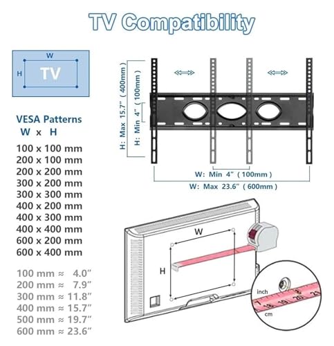 Soporte rodante para TV con ruedas, ajustable y móvil miniatura 7