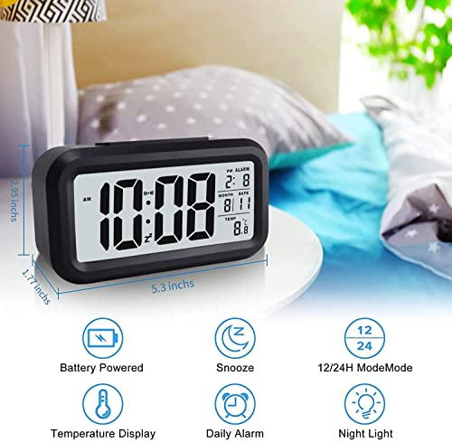 La mejor comparación de Despertadores electrónicos Top 5. 23 Despertadores electrónicos marca WZDK (2)