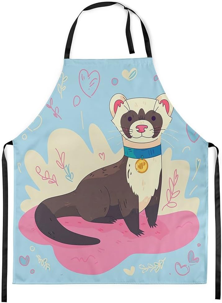 Homewish Grembiule Da Cucina Con Simpatico Panda: Impermeabile, Antiolio, Vita Regolabile, Unisex