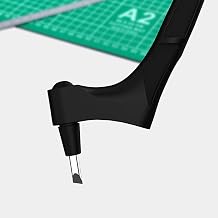 Cankypu Stainless Steel Craft with 360-degree Rotating Art Cutting Tool for Hobby Scrapbooking Stencil Hand-held Tools