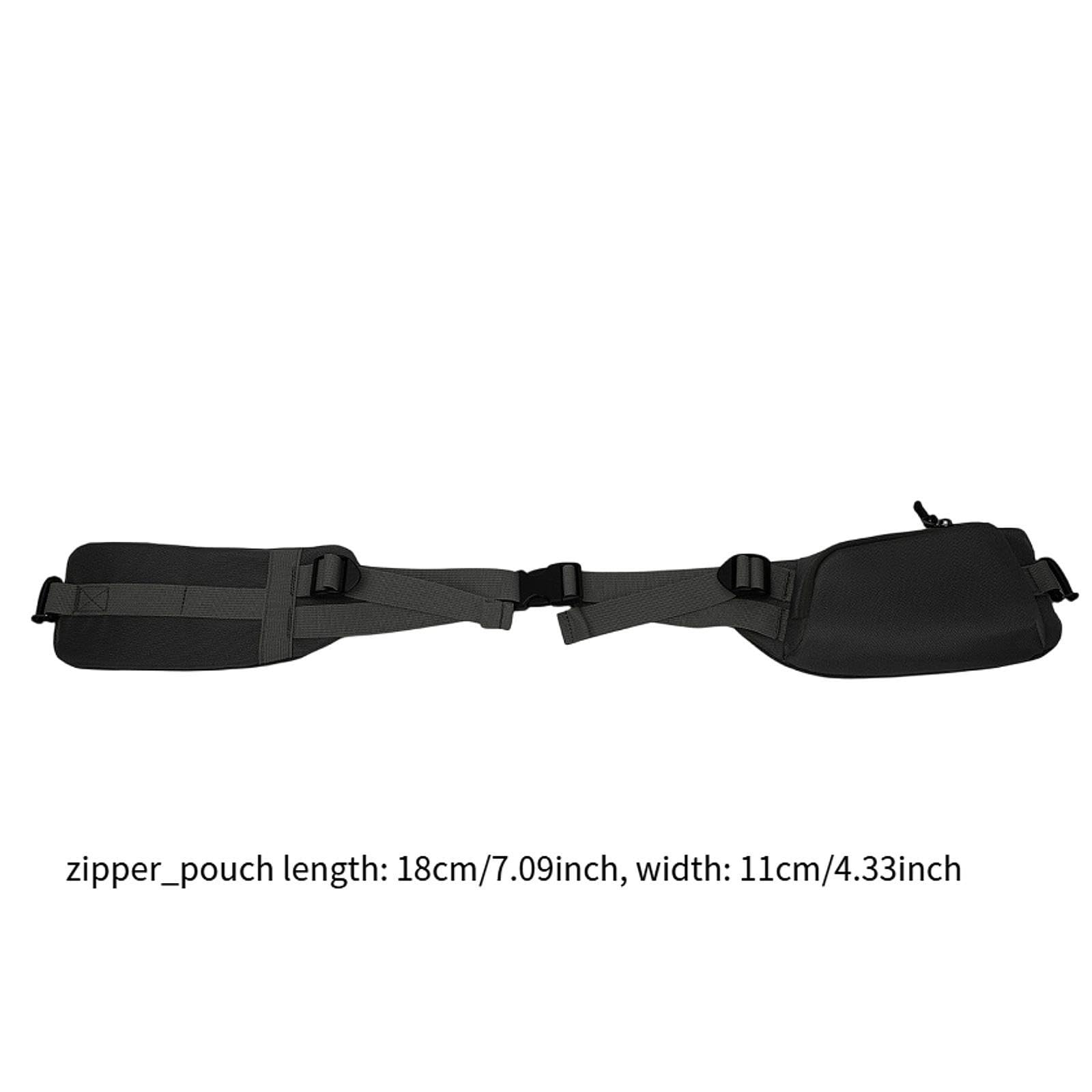 Ergonomico Cintura Regolabile da Allenamento Borsa Porta Cellulare Unisex in Nylon con Tasche Multiple per Ciclismo Escursionismo
