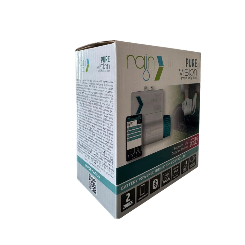 Centralina da Pozzetto Irrigazione Batteria Pure Vision BLD Long Distance 2 zone