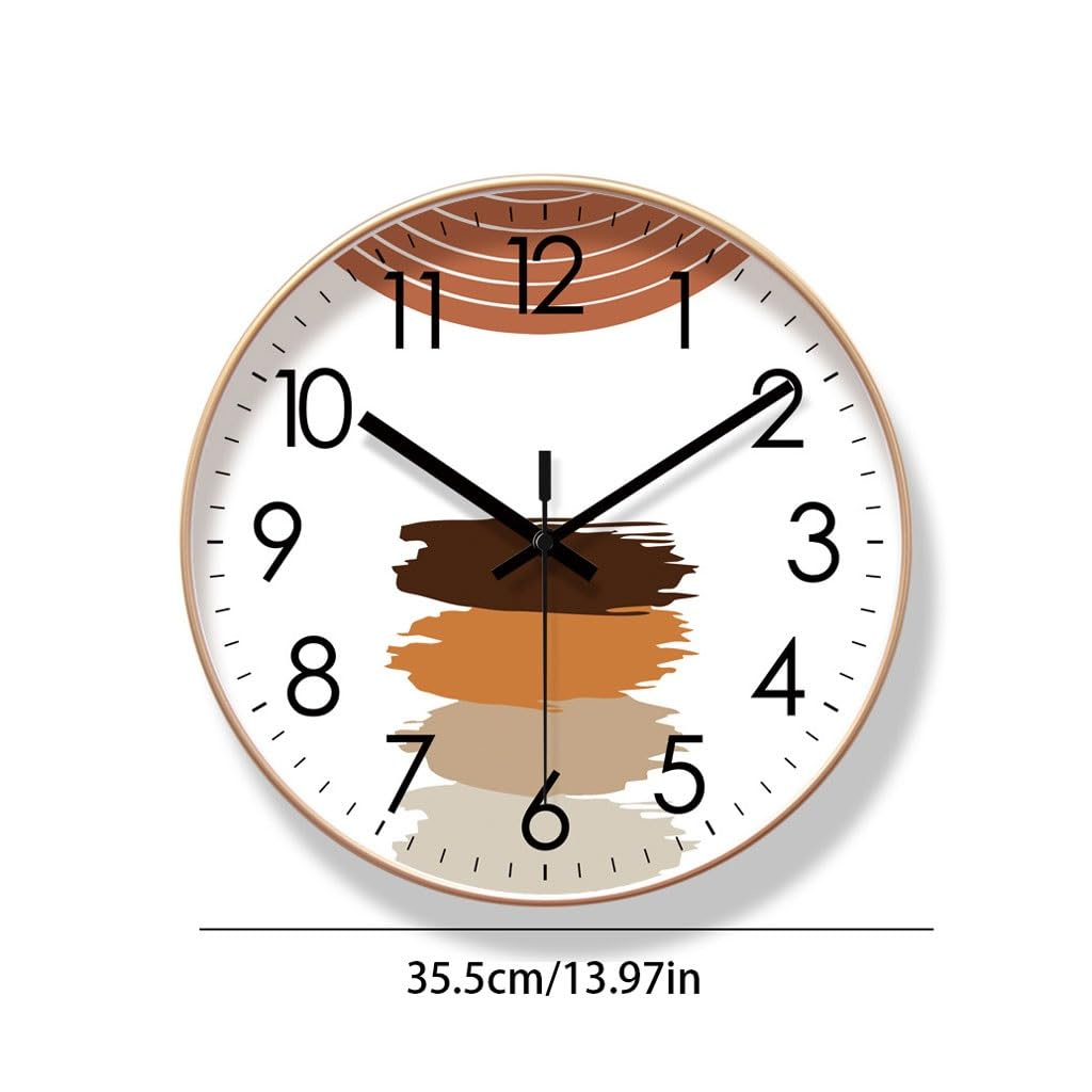 Orologio da parete Orologio da parete semplice for soggiorno, casa, hotel, soggiorno, silenzioso, orologio al quarzo, secondi Reloj De Pared(A)