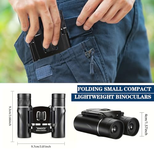 Binoculares compactos de alta potencia HD miniatura 2