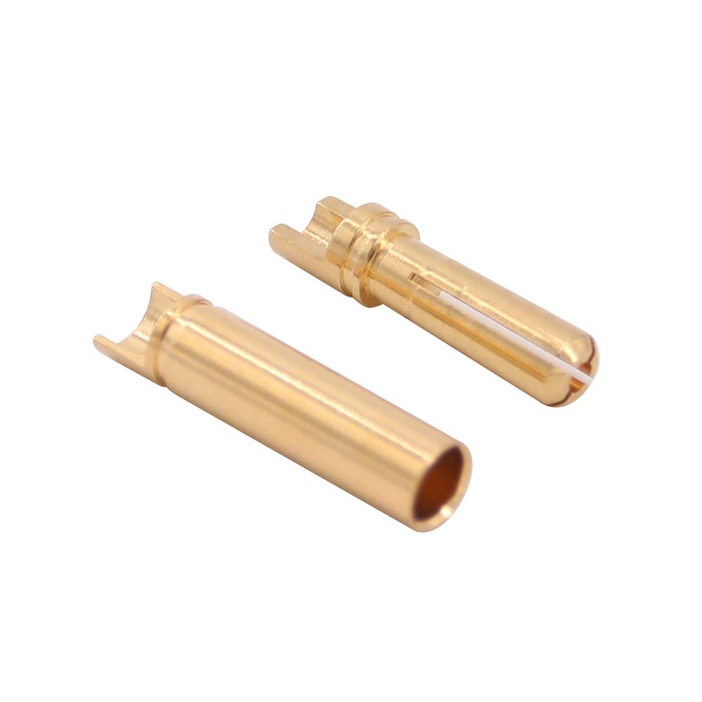 Lot De 20 Paires De Fiches Banane 5,5 Mm Plaqué Or - Connecteurs Mâle/Femelle Pour Moteur Brushless, ESC, Drone, Voiture RC - Cuivre Haute Conductivité
