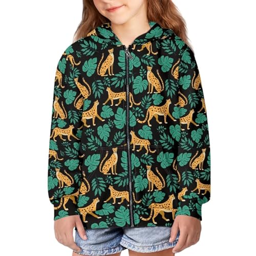 Zip Up Hoodies for Boys Girls Warm Long Sleeve Hooded Sweatshirts Kids Lightweight Soft Zipper Jackets with Pockets4