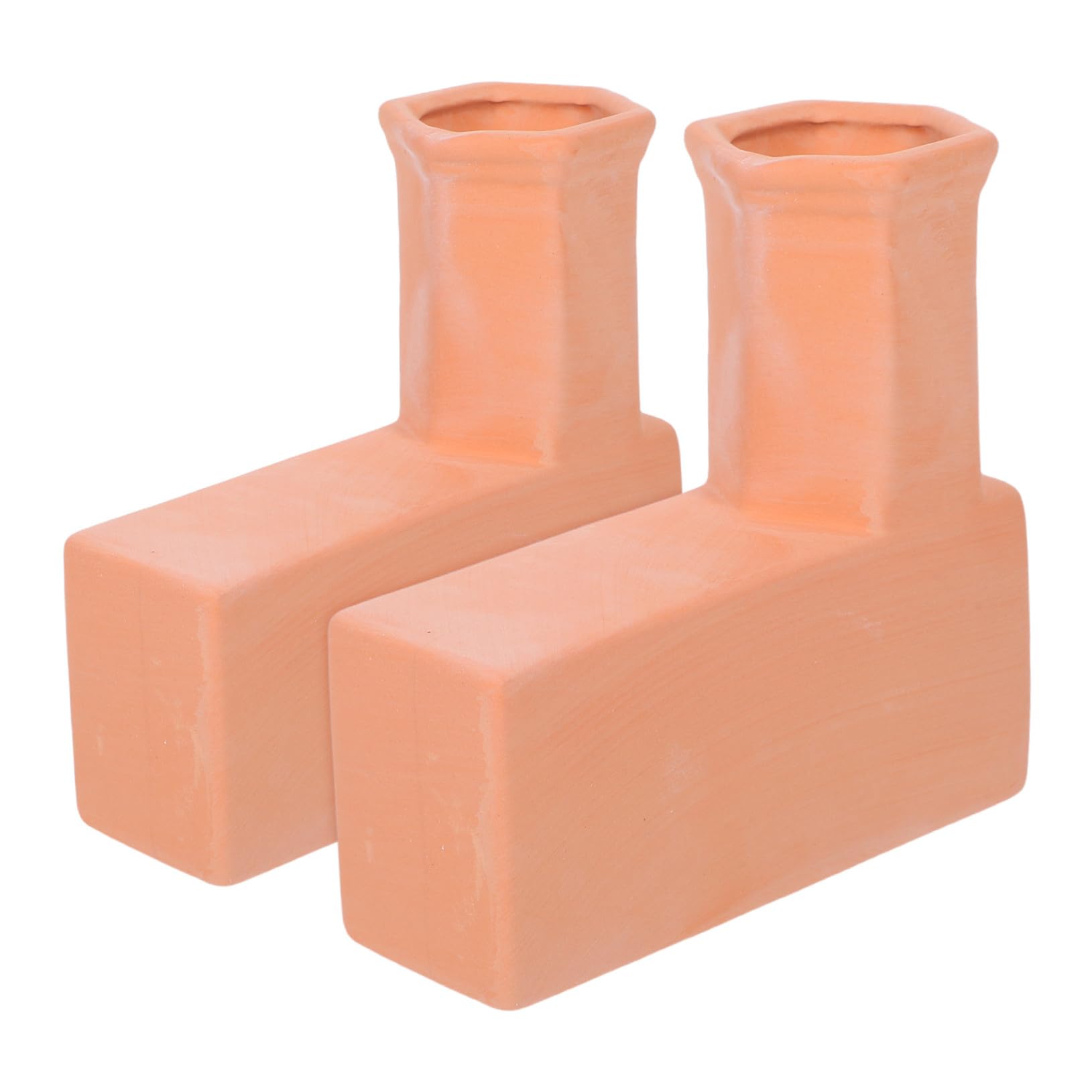 TOYANDONA Punte di Irrigazione Automatiche per Piante in Terracotta Marrone | Confezione da 1 Coppia, per Giardinaggio e Uso Esterno, Controllo Preciso Dell'acqua
