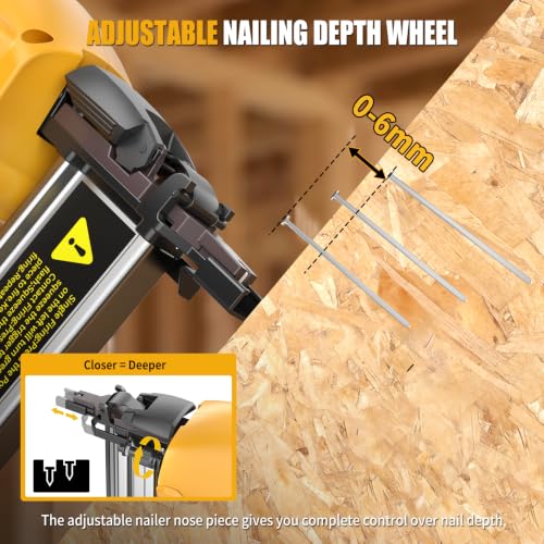 VERVEWAVE Cordless 2-in-1 Brad Nailer for DeWalt