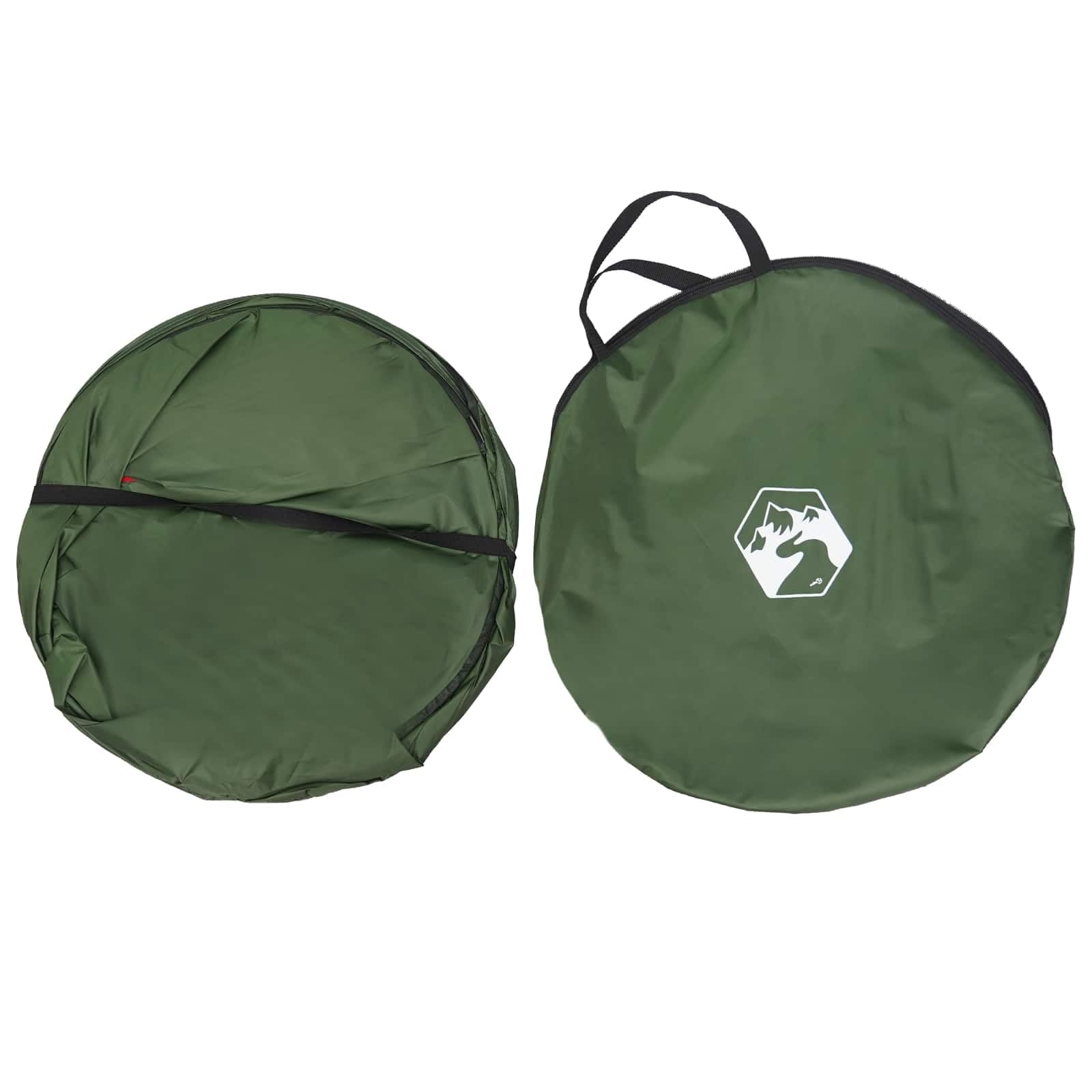 Tenda pop-up per WC, 97 x 126 cm, verde