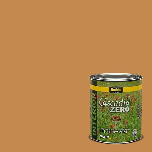 Vista 186 de Rodda Paint CASCADIA ZERO - Pintura satinada e imprimación para interiores en uno, cuarto de galón, Zambia