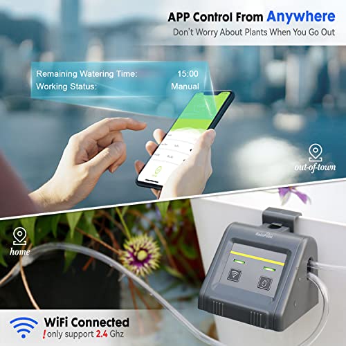 RAINPOINT WiFi Automatic Watering System For Indoor Potted Plants, DIY