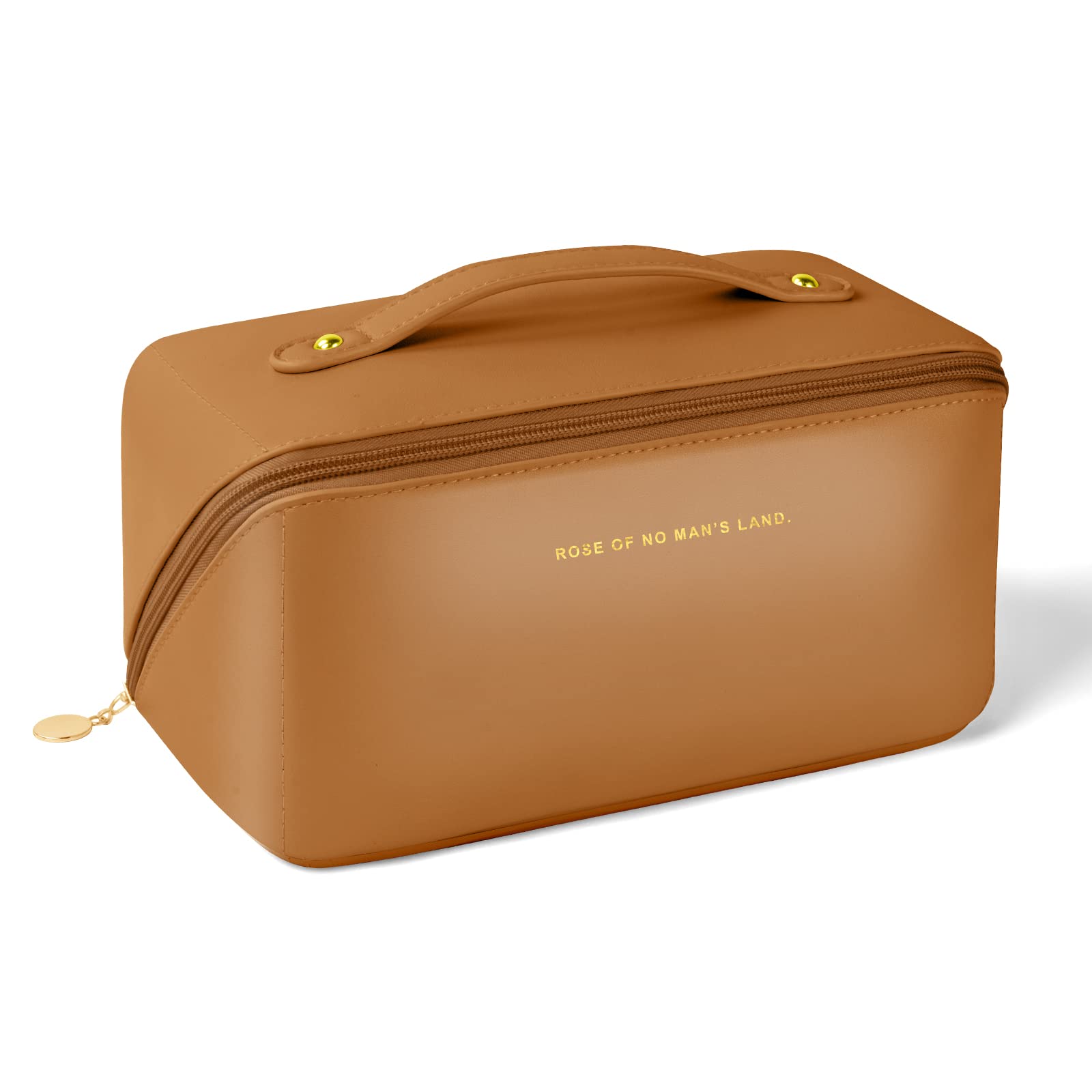 Aucuu Borsa Cosmetica da Viaggio, Beauty Case da Viaggio Donna, Borsa da Viaggio per Cosmetici, Borsa Cosmetica da Donna in Morbida Pelle PU, Borse da Toilette Impermeabile Portatile