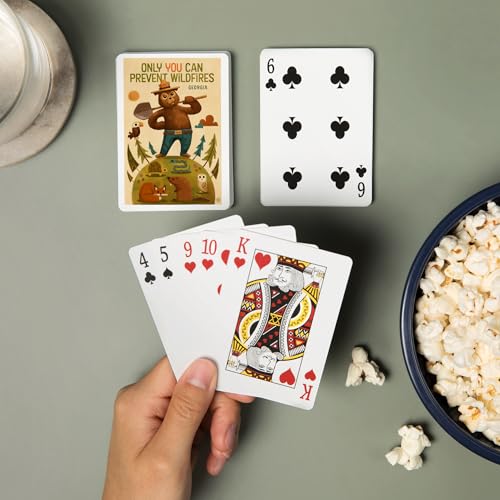 Juego de Cartas Poker Smokey Bear 52 naipes miniatura 2