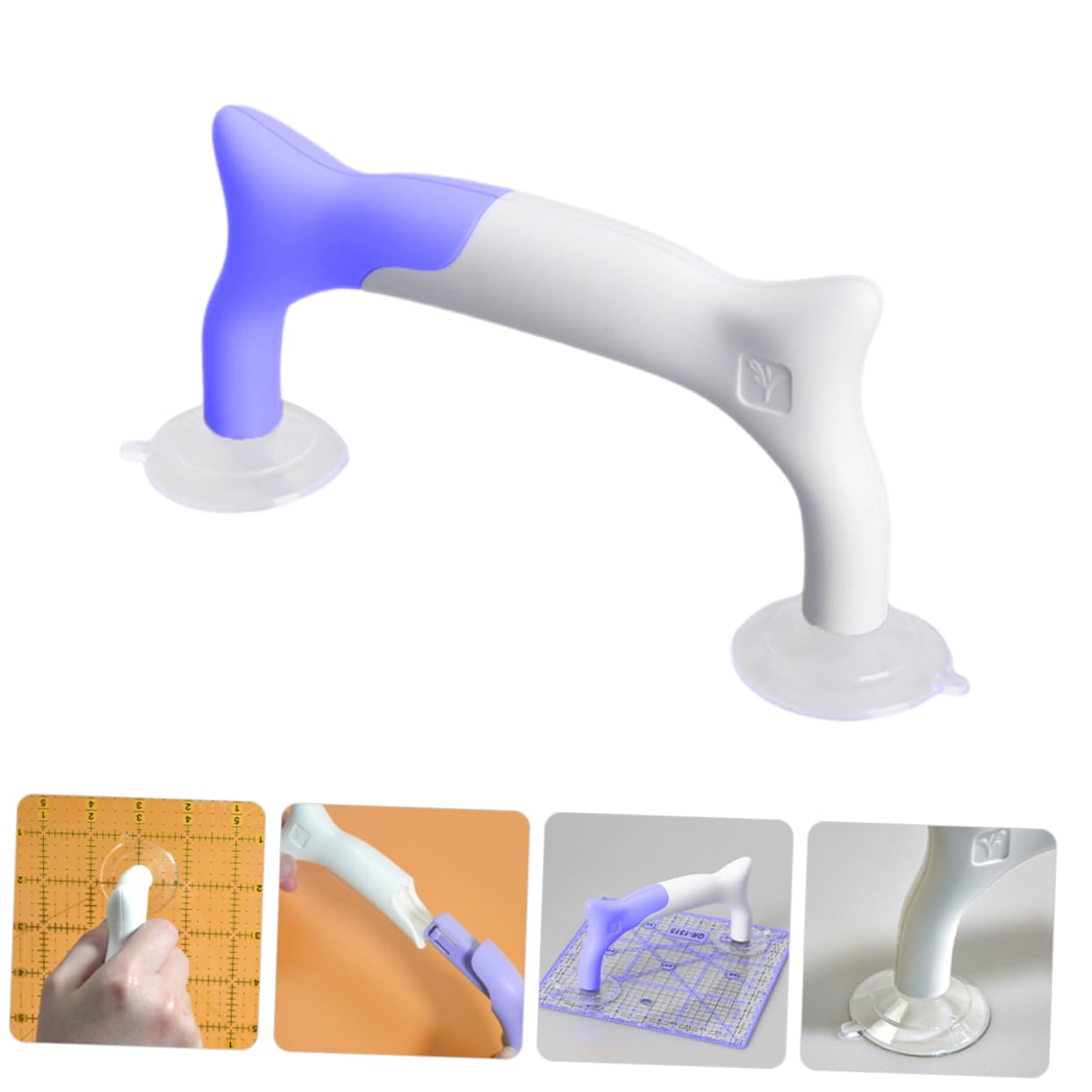 ARTIBETTER 4 Pezzi Righerfer maniglie pinza per righello cuciture presa del righello impugnature attrezzo impugnatura del per trapuntatura Gestire per il sovrano trapuntato pvc
