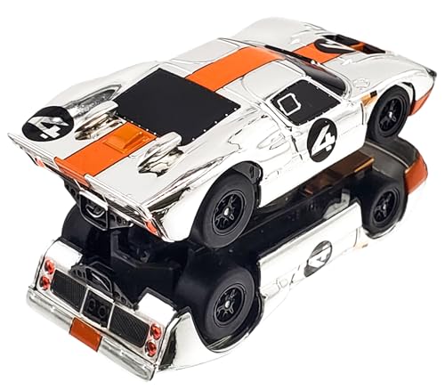 AFX Ford GT40 MKII #4 Mirror Chrome/Orange Edition miniatura 4