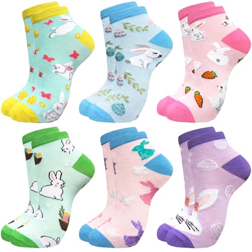 Image of 6 Pairs Ankle Socks for Women Men Novelty Gifts For Women Halloween Christmas Festival Birthday Gift