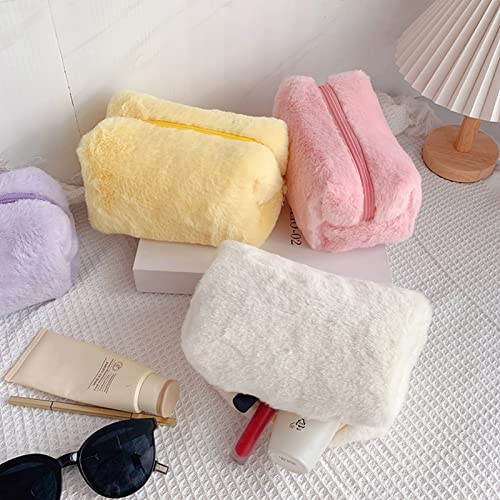 Restokki Trousse de Maquillage en Peluche, Pochette à Cosmétiques – vue 5