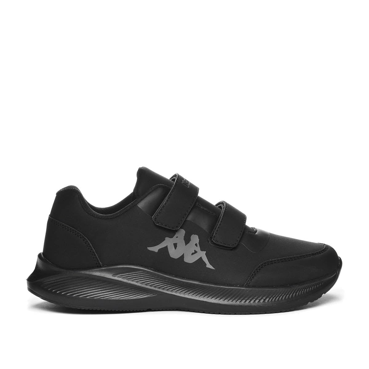 Kappa Men's Boldy Pu 2 V Trainers, Black Grey, 8 UK