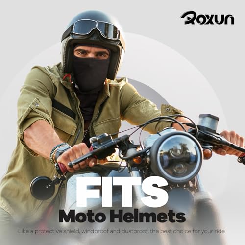 Image of ROXUN Balaclava Ski Mask, 2 Pack Summer Motorcycle UV Protection Shiesty | Cooling, UPF 50+, Unisex, Windproof, Face Mask, Neck Gaiter, Versatile Use