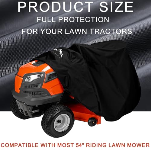 Himal Outdoors Riding Lawn Mower Cover,Heavy Duty 420D to 54" - Image 2