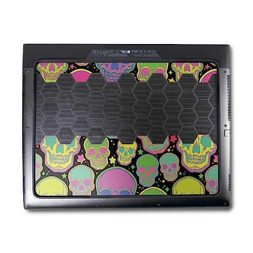 Image of MightySkins Skin Compatible with Alienware M18 R1 (2023) Full Wrap Kit - Candy Skulls | Protective, Durable, and Unique Vinyl Decal wrap Cover | Easy to Apply & Change Styles | Made in The USA