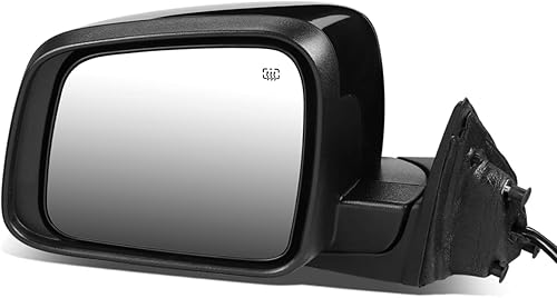 DNA Motoring OEM-MR-CH1320394 Espejo retrovisor trasero calefactable plegable del lado izquierdo del conductor compatible con Grand Cherokee