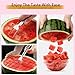 Watermelon Fork Slicer Cutter, Stainless Steel 2-in-1, Portable Watermelon Fork Watermelon Cutter Slicer Tool Fruit Forks Slicer for Home Party Camping Kitchen Gadget