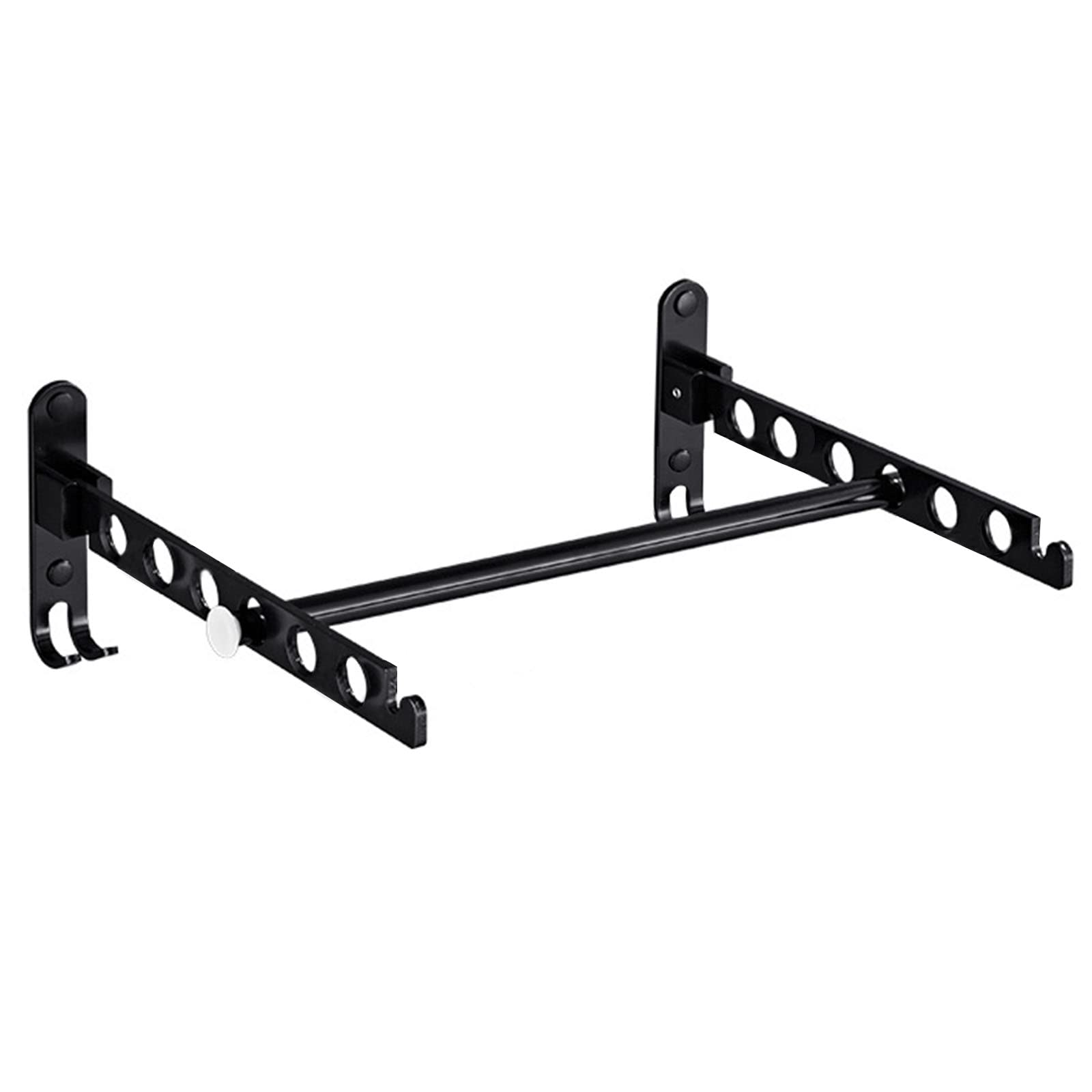 VOBOR Tendedero De Pared Abatible,Tendedero De Pared con Mástil De 40 Cm, Tendedero De Aleación De Aluminio Y Tendedero De Balcón De Pared para Balcón Lavadero