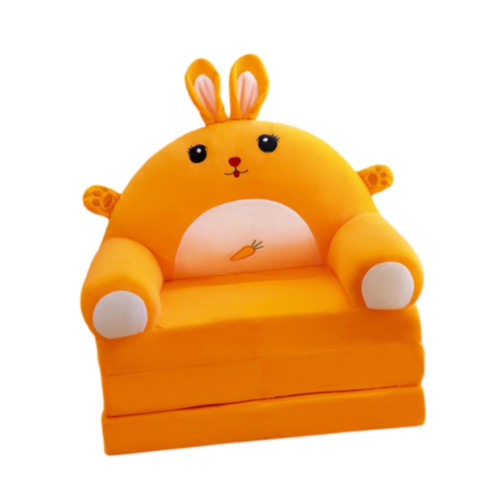 Bothyi Kids Foldable Sofa Children Sofa Bed,Portable,Cartoon,Nurseries Decoration Recliner Comfortable Small for Girls Boys, Bunny