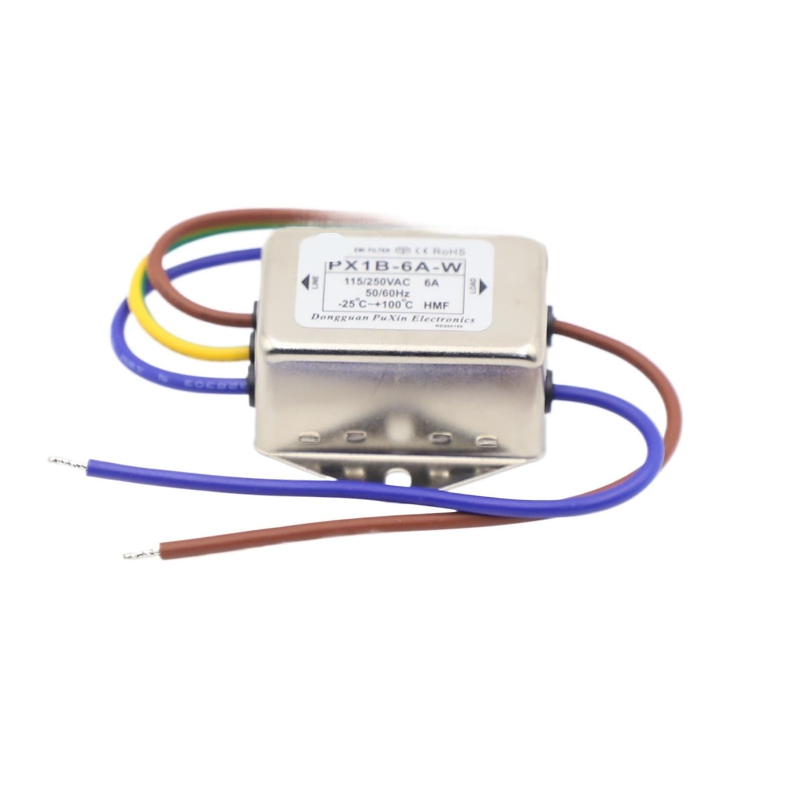 Filtre de Puissance monophasé AC 220V 10A avec Fil CEM