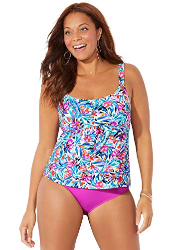 Swimsuits For All Flared Tankini Set