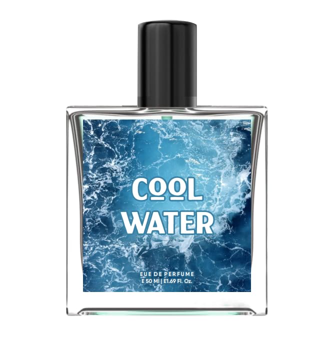 Image of MASHUR FAB-Unisex Perfume for Men & Women | Long-Lasting Eau de Parfum | Romantic & Elegant Scent for Date Night, Parties & Gifts (COOL WATER PERFUME)