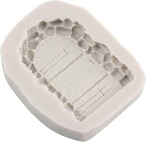 Miniatura 6 de Sijiangmold Moldes de silicona con diseño de textura de pared de ladrillo, textura de piedra para puerta, camino de piedra, fondant, para decoración