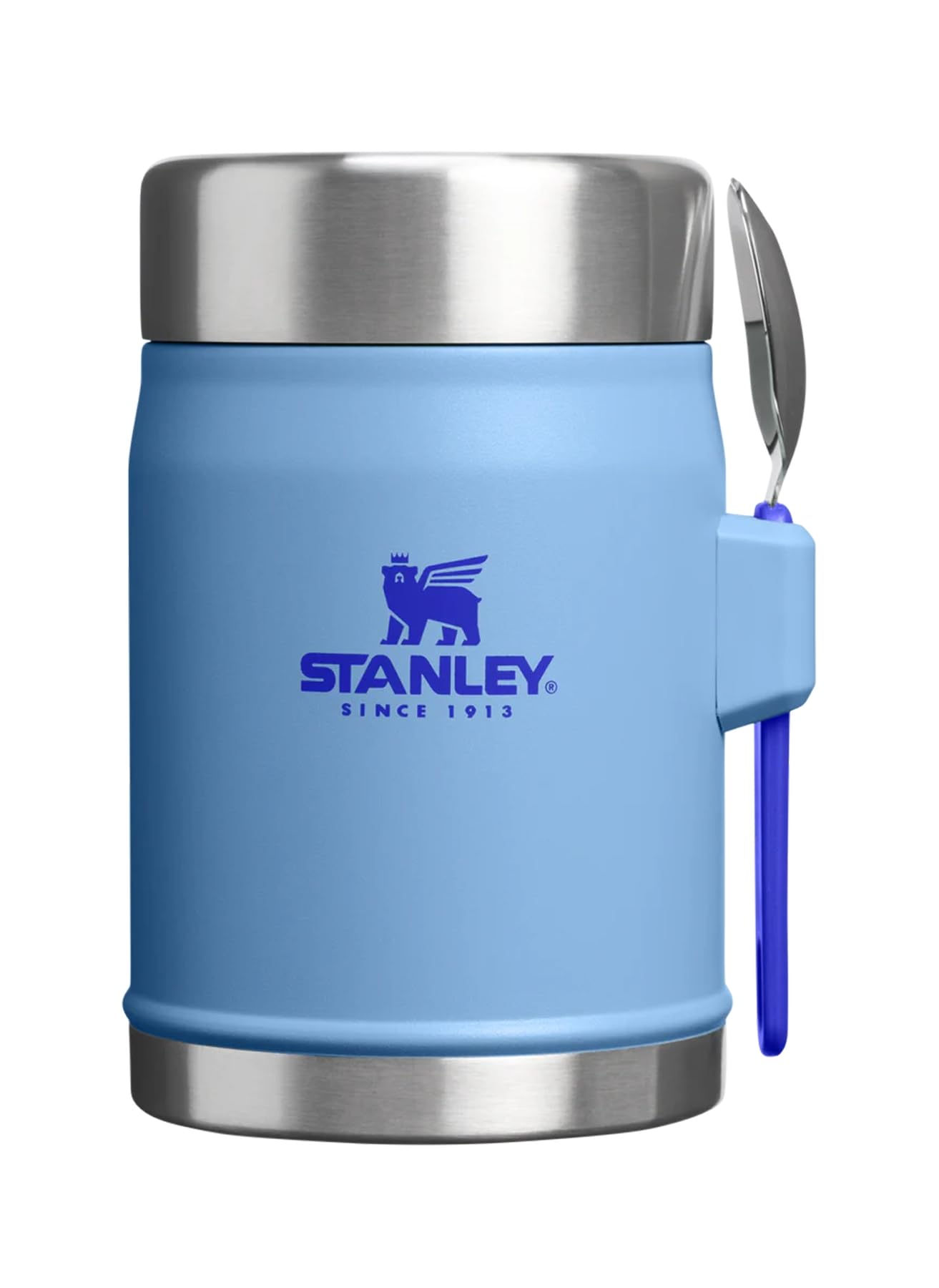 Stanley Unisex Blue The Legendary Food Jar + Spork 0.41L Flask - Size: One Size