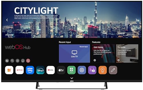 Rahmenloser 50" (50 Zoll / 126 cm) UHD Smart TV JTCS50U39501FLW, webOS, Triple Tuner – Bild 3