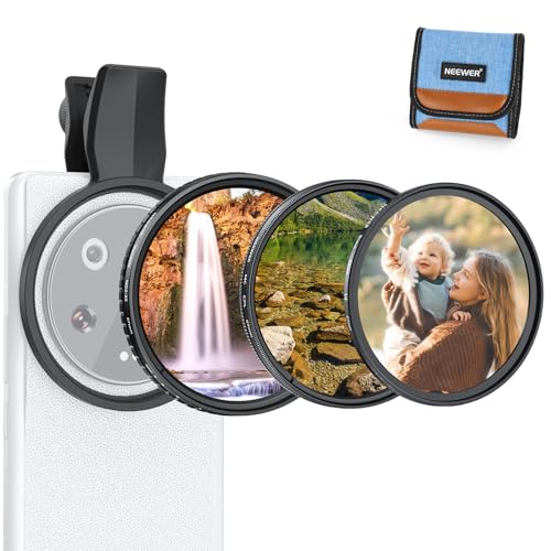 Kit filtros de niebla cinematográfica NEEWER 67mm para videos urbanos y retratos con móvil