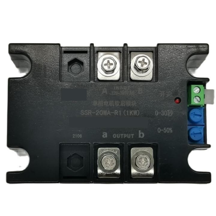 Arrancador suave de motor monofásico Módulo de arranque suave Motor bifásico suave SSR-20WA-R1 1KW 2KW 4KW 6KW 8KW SSR-150WA-R2(SSR-40WA-R1(1.5KW))