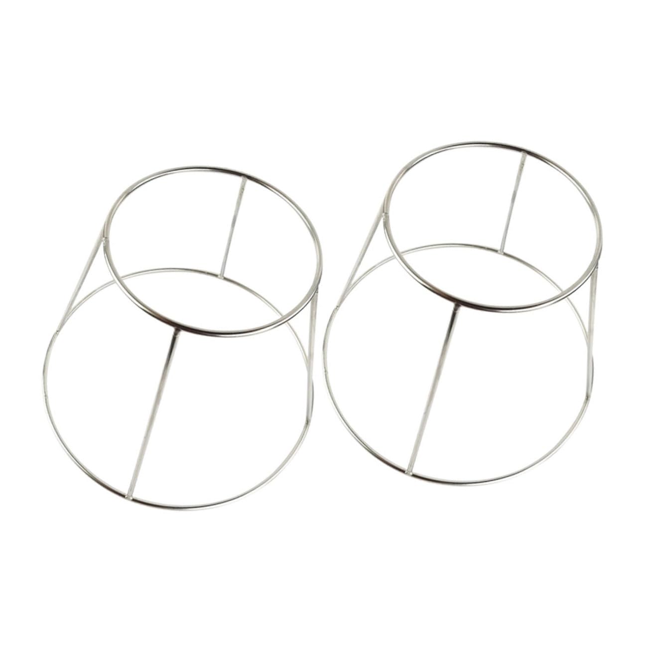 Garneck Double Layer Seafood Platter Stand Restaurant Accessory Stainless Steel Food Holders Platter Stand