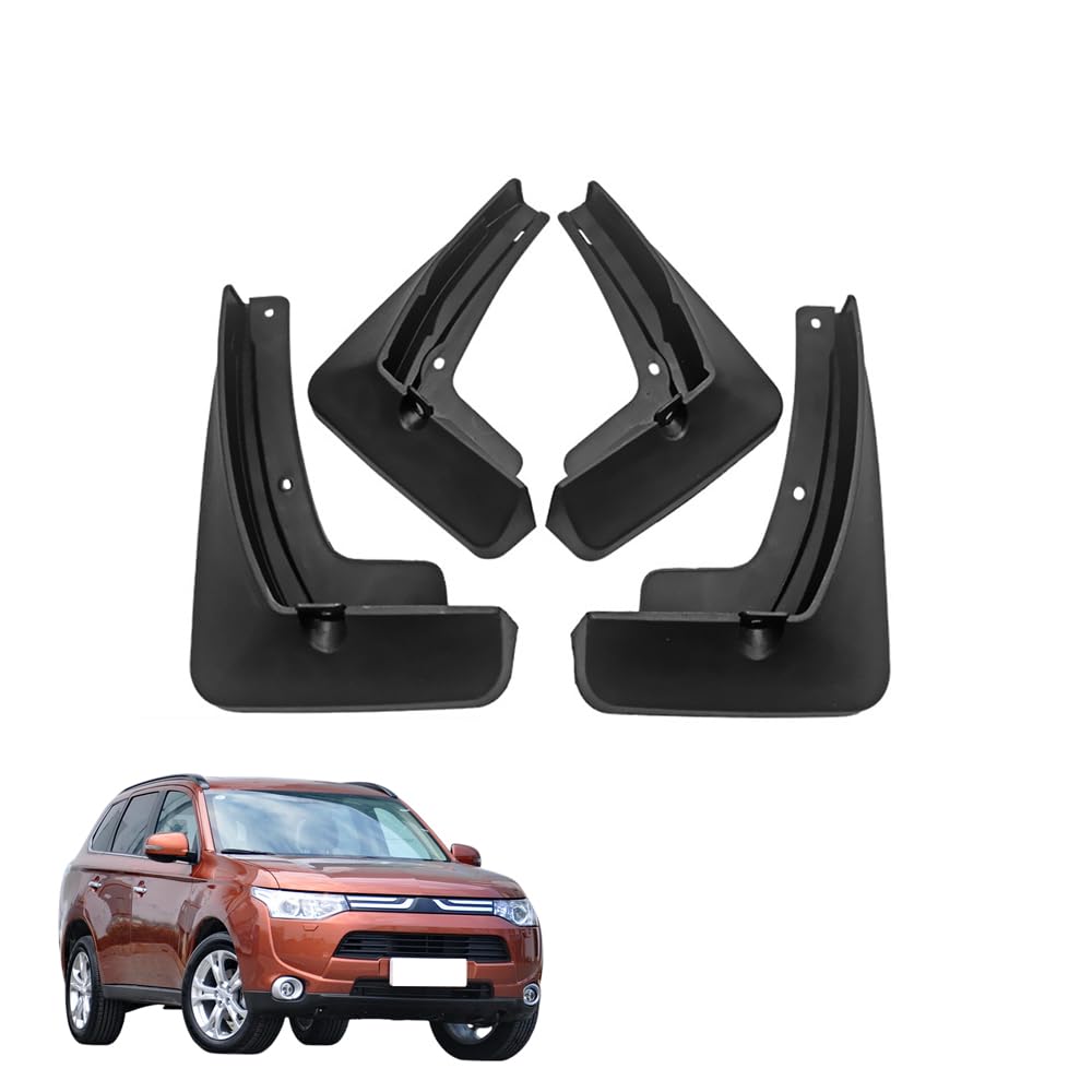AMHVMU 4pcs Mud Flaps for Mitsubishi Outlander 2.4 2009-2013