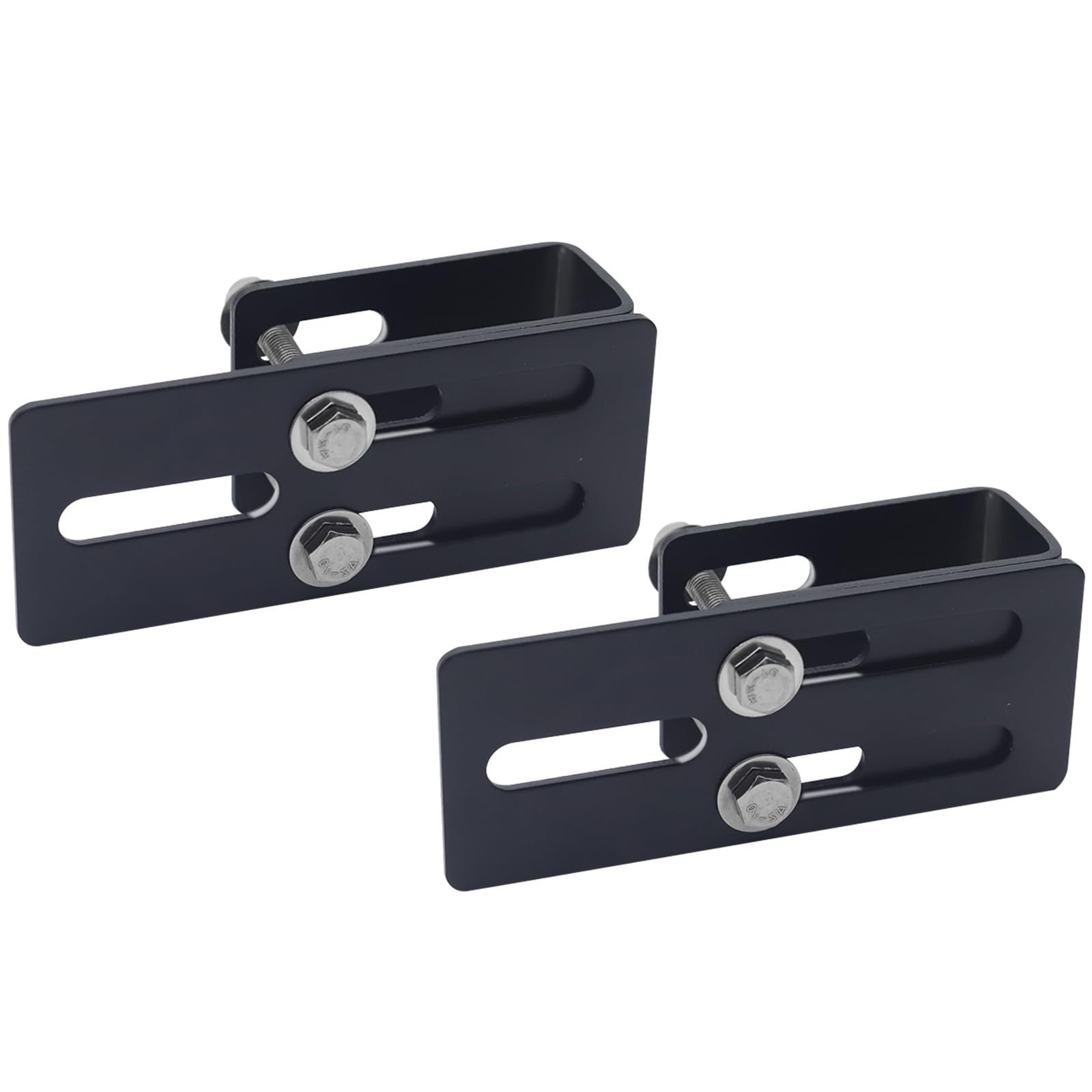 Biqing 2pcs Roof Rack Light Bar Brackets Universal Off Road Luggage Rack Adjustable 150-208MM Roof Rack Light Bracket for SUV Off-Road