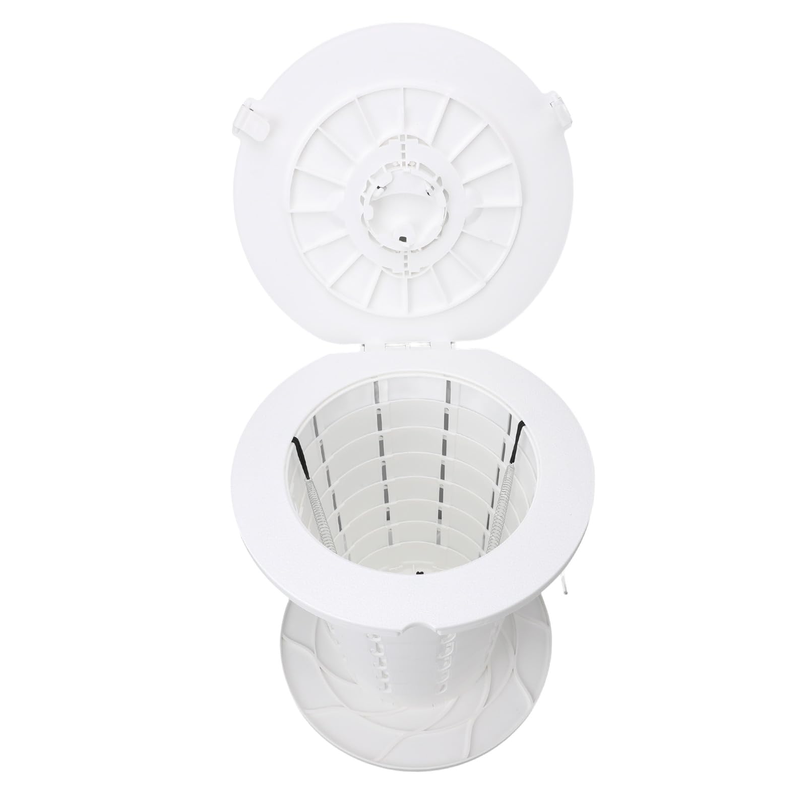 Emoshayoga Inodoro Portátil de Altura Ajustable, Orinal de Viaje Plegable para Acampar, Uso en Interiores, Ligero, 330,7 Libras
