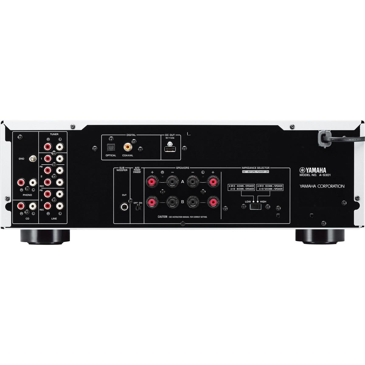 Amazon.com: Yamaha Audio A-S301BL Natural Sound Integrated Stereo 