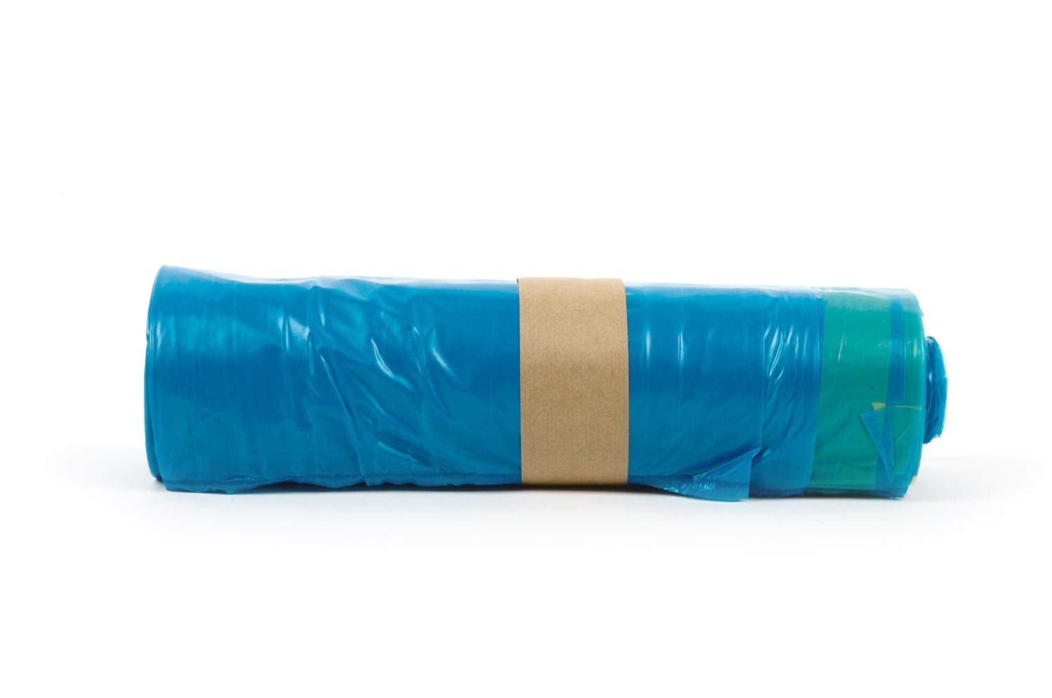 Funny AG-879 LDPE-Zugbandsäcke, 700 x 1100 mm, Typ 60, Blau, Circa 120 L, 250 Stück)